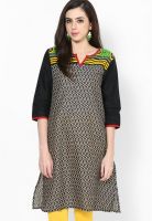 Shree Black Printed Kurtis