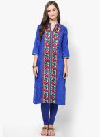 Shree Blue Printed Kurta