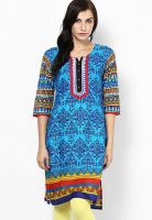 Shree Blue Printed Kurta