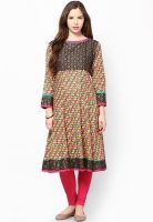 Shree Green Printed Kurtis