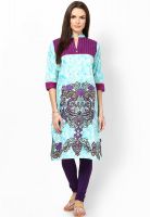 Shree Purple Printed Kurta