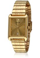 Sonata ND7007YM02A Gold/Champagne Analog Watch