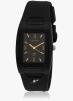 Sonata Nf7920Pp13J Black/Black Analog Watch