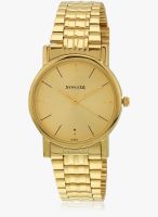 Sonata Nf7987ym06j Golden/Champagne Analog Watch