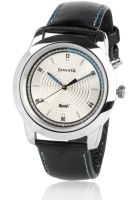 Sonata Tech 1 Nb7086Sl03 Black /Silver Analog Watch