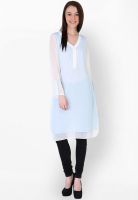 Sugar Her Blue Solid Kurtis