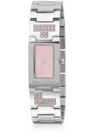 Ted Lapidus D0455Grix Silver/Pink Analog Watch