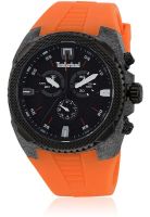 Timberland Bridgton Tbl13851Jpgyb2Aj Orange/Black Chronograph Watch