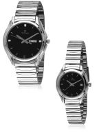 Titan Ne15782489Sm04 Silver/Black Analog Watch