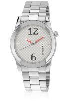 Titan Ne1588Sm02 Silver/White Analog Watch