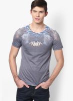 Tom Tailor Black Round Neck T-Shirt