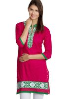 Vani Red Printed Kurtis