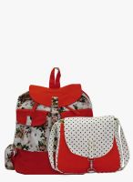 Vogue tree White Canvas Backpack