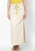AND Beige Pencil Skirt
