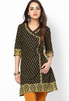 Aurelia Black Printed Kurtis