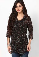 Ayaany Black Printed Kurtis