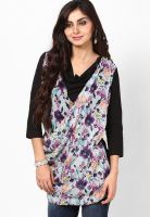 Ayaany Black Printed Kurtis