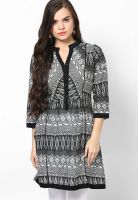 Ayaany Black Striped Kurtis