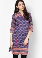 Ayaany Blue Cotton Kurta