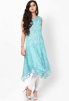 Ayaany Blue Printed Kurta