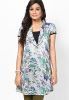 Ayaany Grey Printed Kurta