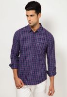 Basics Purple Casual Shirts