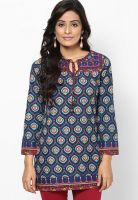 Biba Blue Printed Kurtas