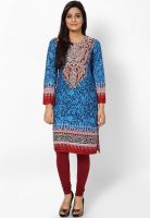 Biba Blue Printed Kurtas