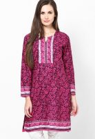 Biba Pink Printed Kurtas