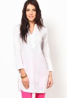 Biba White Printed Kurtis