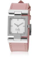 D&G Dw0634 Pink/White Analog Watch