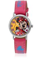 Disney 3K0384u-Mk Pink/Multi Analog Watch