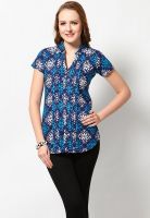 Divina Cotton Blue Kurti