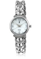 Dvine Sd 8092 -Wt01 Silver/White Analog Watch