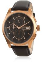 Esprit Es104091003 Black/Rose Gold Chronograph Watch