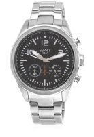 Esprit Es106321005-N Silver/Black Chronograph Watch