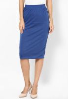 Femella Blue A-Line Skirt