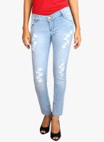 Fungus Blue Solid Jeans