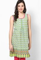 G Green Printed Kurta