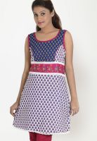 Globus Blue Printed Kurtis