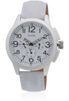 Guess W11585G2 White/White Analog Watch