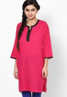 Jaipur Kurti Pink Printed Kurtis