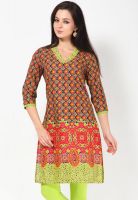 Karigari Black Solid Kurtis