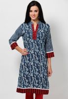 Kurti'S Blue Printed Kurtis