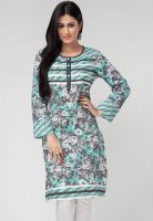 Kurti'S Blue Printed Kurtis