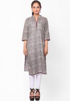 Kurti'S Grey Printed Kurtis