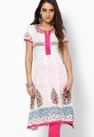 Kurti'S White Printed Kurtas