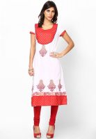 Kurti'S White Printed Kurtis