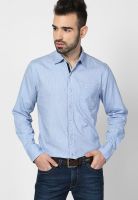 Lee Blue Regular Fit Casual Shirt
