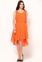 MBE Orange Georgette Dress